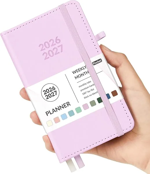 Forvencer Agenda 2026-2027, Planejamento Mensal e Semanal, Tamanho de Bolsa