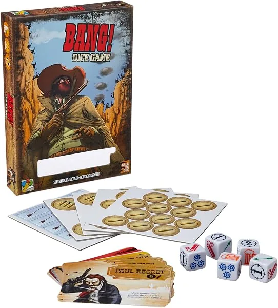 Galápagos Bang! The Dice Game, 3 a 8 Jogadores