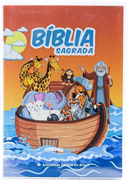 Bíblia Sagrada NAA para Criança com Adesivos, Letra Regular, Capa Ilustrada