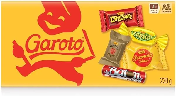 Bombom Garoto Sortido Caixa 220g