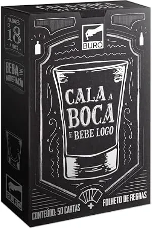 Buró, Cala a Boca e Bebe Logo, Jogo Simples e Rápido para Adultos