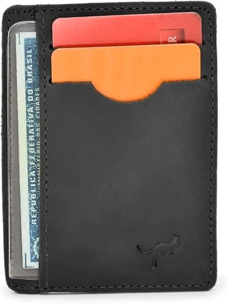 Carteira Porta Cartão, CNH, Cédulas, Cartões em Couro Legítimo, Ello Griff