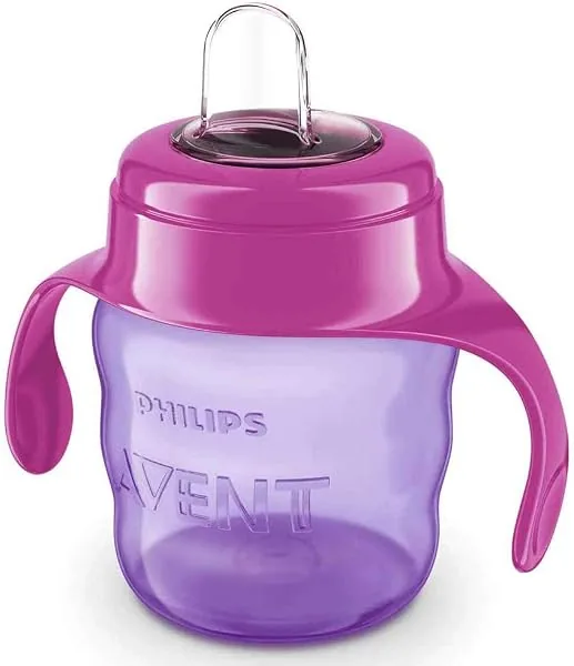 Copo de transição Philips Avent com bico de silicone, 6 m+