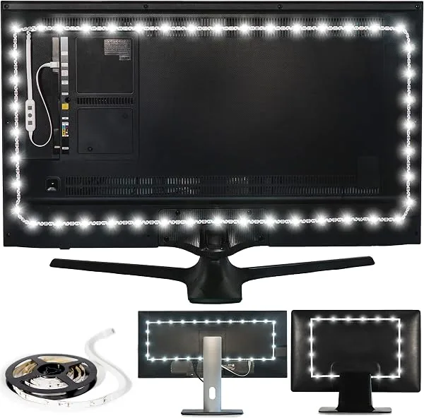 Power Practical Luminoodle Fita LED USB para Retroiluminação de TV e Monitor