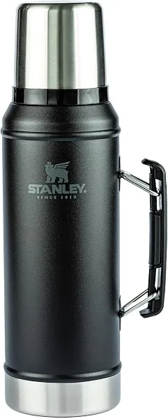 Garrafa térmica Classic Stanley, aço inox 18/8, tampa-copo