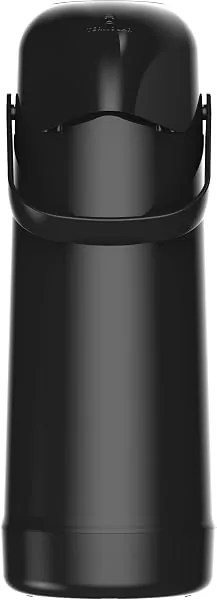 TERMOLAR Garrafa Térmica Magic Pump 1 L, Sistema de Pressão, Preta