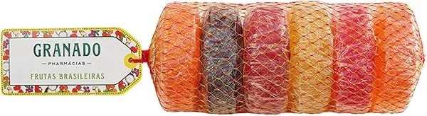 Kit Sabonetes Barra Granado Frutas Brasileiras 6x90g, Granado