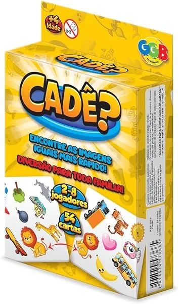 GGB Jogo de Cartas Educativo Cadê?