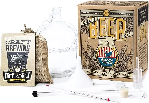 Craft A Brew Kit Completo para Fazer Cerveja em Casa, American Pale Ale, 3,8 L