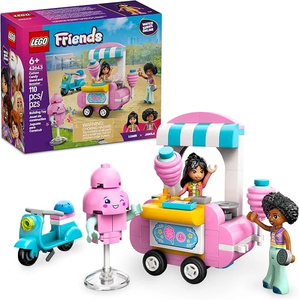 LEGO Friends Barraca de Algodão-doce e Motocicleta 42649