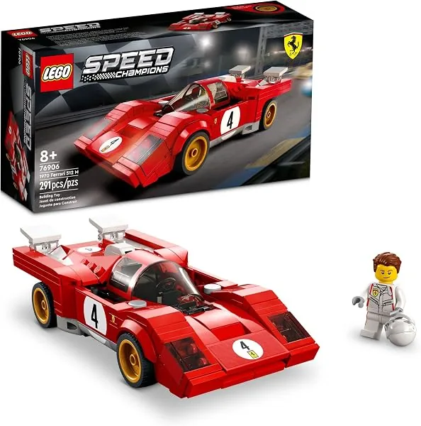 LEGO Speed Champions 1970 Ferrari 512 M 76906, 291 peças