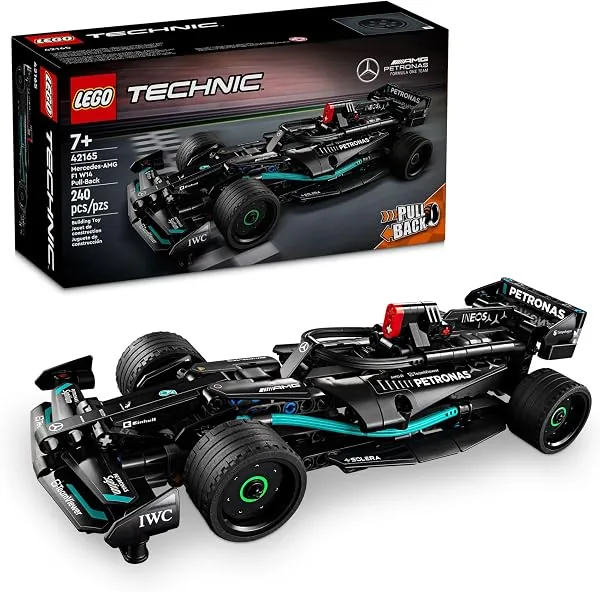 LEGO Set Technic 42165 Mercedes-AMG F1 W14 E Performance Pull-Back, 240 peças