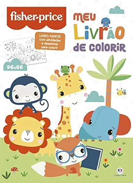 Fisher-Price Meu livrão de colorir, 16 páginas