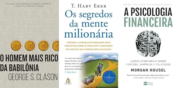 O Homem Mais Rico da Babilônia, Os Segredos da Mente Milionária e A Psicologia Financeira (box com três livros)