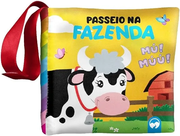 Bebê Feliz — Passeio na Fazenda: Livro de Pano Infantil