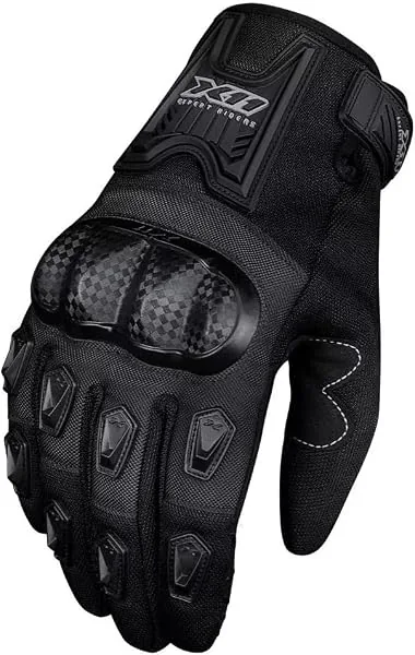 Luva X11 Blackout Moto Motoqueiro Motociclista Motoboy, Cor Preto