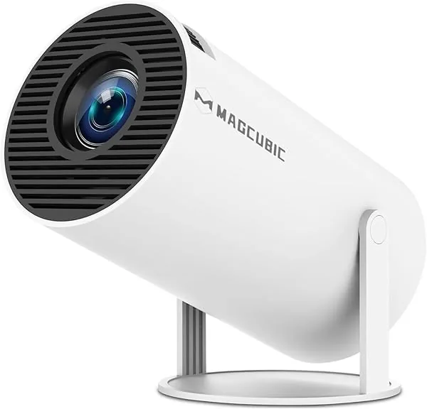 Magcubic Mini Projetor Portátil com Wi-Fi e Bluetooth, correção trapezoidal automática