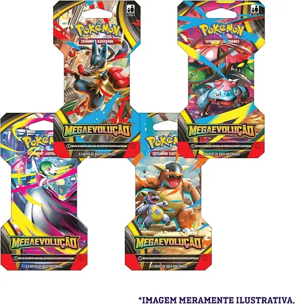 Pokémon TCG, Blister Unitário com 6 Cartas, MegaExpansão ME01