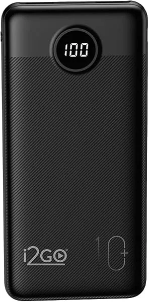 I2GO, Carregador Portátil (Power Bank) Ultra Rápido 10000mAh, Power Delivery 20W, 2 Saídas USB + 1 Saída/Entrada USB-C