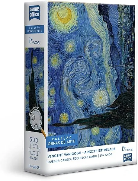 Toyster - Quebra-cabeça: Vincent Van Gogh: A Noite Estrelada - 500 peças nano - Game Office