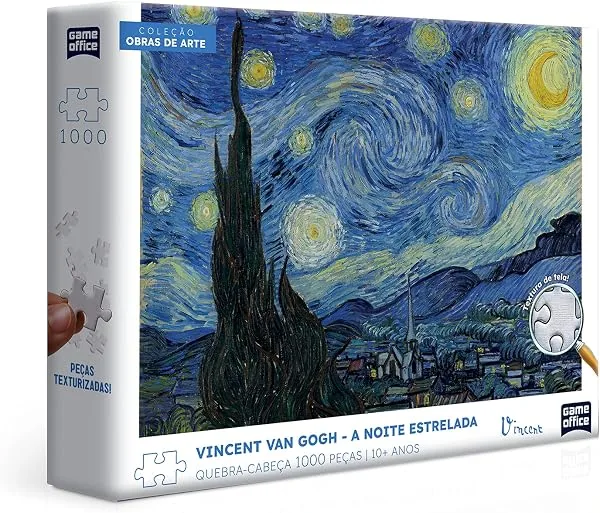 Toyster Quebra-cabeça Vincent Van Gogh - A Noite Estrelada, 1000 peças