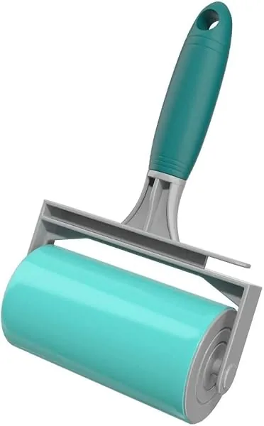 Flash Limp Rolo Adesivo Lavável para Remover Pelos, Fiapos e Poeira