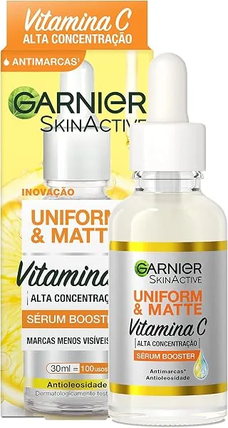 Garnier Uniform & Matte Sérum Facial Antimarcas com Vitamina C