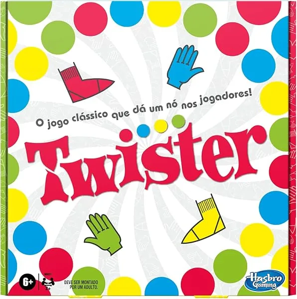 Hasbro Games Twister — Novos Movimentos, jogo de equilíbrio