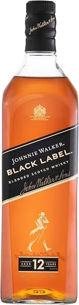 Whisky Johnnie Walker Black Label 12 Anos, Escocês Blended, 750 ml
